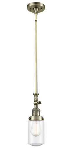 Franklin Restoration One Light Mini Pendant in Antique Brass (405|206ABG314)