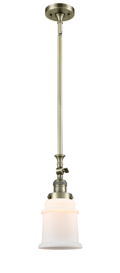 Franklin Restoration One Light Mini Pendant in Antique Brass (405|206ABG181)