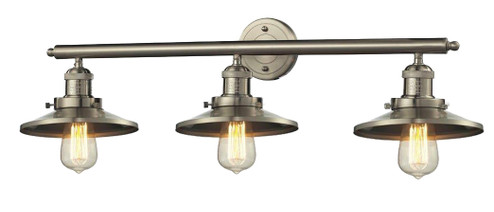 Franklin Restoration Three Light Bath Vanity in Satin Gold (405|205SGM6)