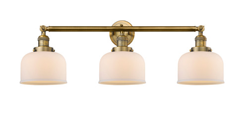 Franklin Restoration Three Light Bath Vanity in Brushed Brass (405|205BBG71)