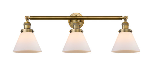 Franklin Restoration Three Light Bath Vanity in Brushed Brass (405|205BBG41)