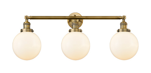 Franklin Restoration Three Light Bath Vanity in Brushed Brass (405|205BBG2018)
