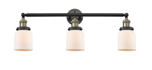 Franklin Restoration Three Light Bath Vanity in Black Antique Brass (405|205BABG51)