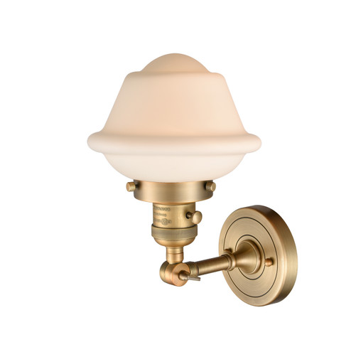 Franklin Restoration One Light Wall Sconce in Brushed Brass (405|203SWBBG531)