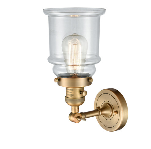Franklin Restoration One Light Wall Sconce in Brushed Brass (405|203SWBBG182)
