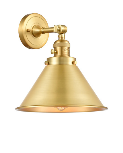 Franklin Restoration LED Wall Sconce in Black Antique Brass (405|203SWBABM10BKLED)