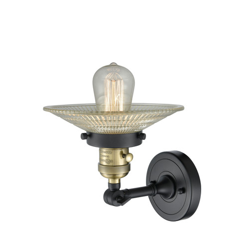 Franklin Restoration One Light Wall Sconce in Black Antique Brass (405|203SWBABG2)