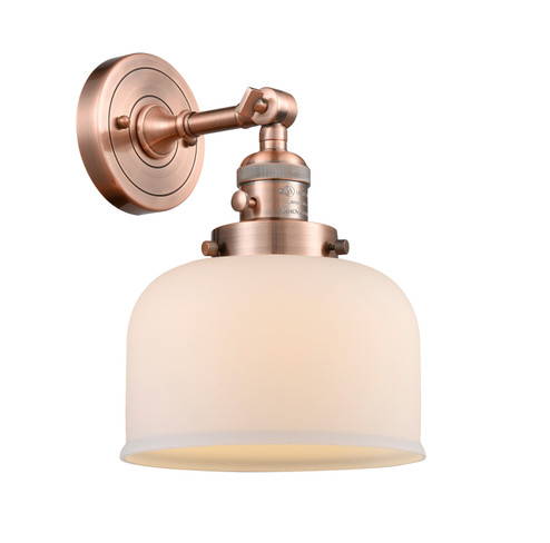 Franklin Restoration One Light Wall Sconce in Antique Copper (405|203SWACG71)