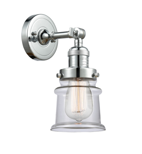 Franklin Restoration One Light Wall Sconce in Polished Chrome (405|203PCG182S)