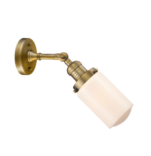 Franklin Restoration One Light Wall Sconce in Brushed Brass (405|203BBG311)