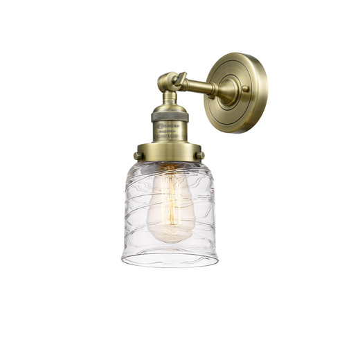 Franklin Restoration One Light Wall Sconce in Antique Brass (405|203ABG513)