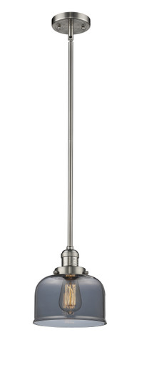 Franklin Restoration One Light Mini Pendant in Brushed Satin Nickel (405|201SSNG73)