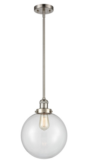 Franklin Restoration One Light Mini Pendant in Brushed Satin Nickel (405|201SSNG20210)