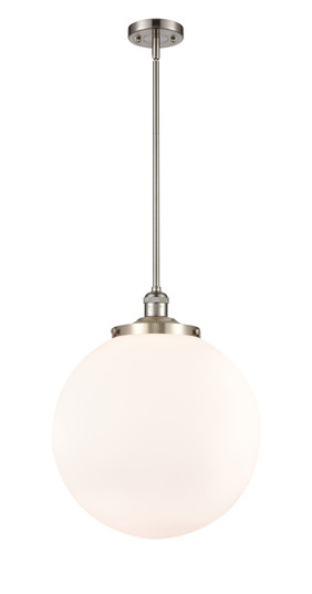 Franklin Restoration One Light Pendant in Brushed Satin Nickel (405|201SSNG20116)