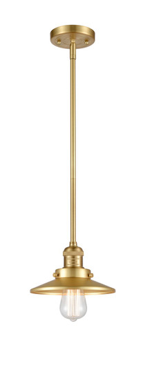 Franklin Restoration One Light Mini Pendant in Satin Gold (405|201SSGM4) Franklin Restoration One Light Mini Pendant in Satin Gold (405|201SSGM4)