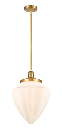 Franklin Restoration One Light Mini Pendant in Satin Gold (405|201SSGG66112)