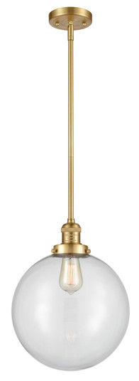Franklin Restoration One Light Mini Pendant in Satin Gold (405|201SSGG20212)