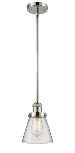 Franklin Restoration One Light Mini Pendant in Polished Nickel (405|201SPNG62)