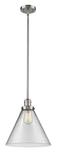 Franklin Restoration One Light Mini Pendant in Polished Nickel (405|201SPNG42L)