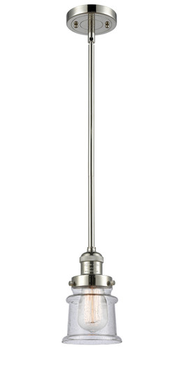 Franklin Restoration One Light Mini Pendant in Polished Nickel (405|201SPNG184S)