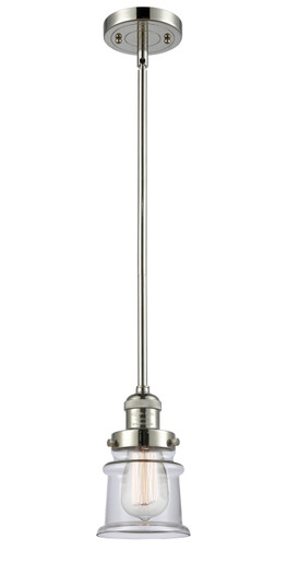Franklin Restoration One Light Mini Pendant in Polished Nickel (405|201SPNG182S)