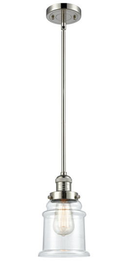 Franklin Restoration One Light Mini Pendant in Polished Nickel (405|201SPNG182)