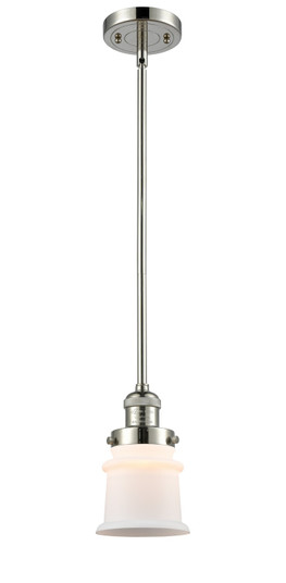 Franklin Restoration LED Mini Pendant in Polished Nickel (405|201SPNG181SLED)