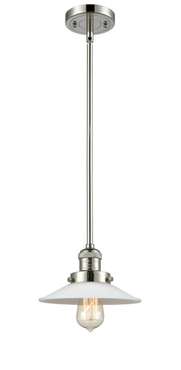 Franklin Restoration One Light Mini Pendant in Polished Nickel (405|201SPNG1)