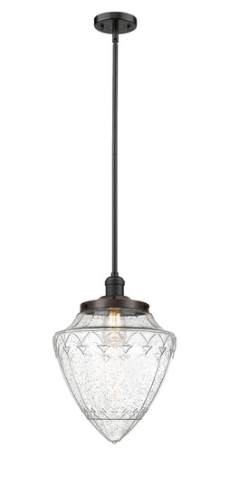 Franklin Restoration One Light Mini Pendant in Oil Rubbed Bronze (405|201SOBG66412)