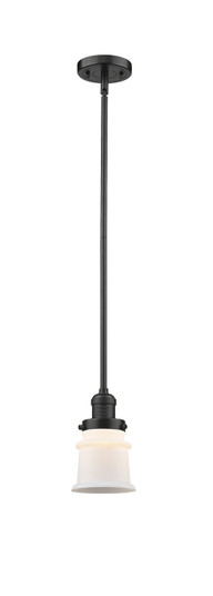 Franklin Restoration One Light Mini Pendant in Oil Rubbed Bronze (405|201SOBG181S)