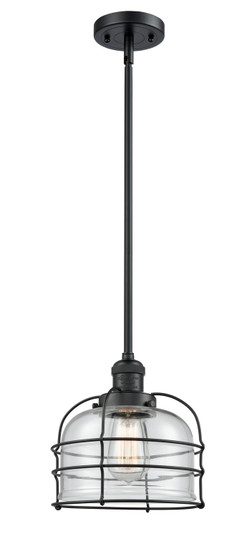 Franklin Restoration LED Mini Pendant in Matte Black (405|201SBKG72CELED)