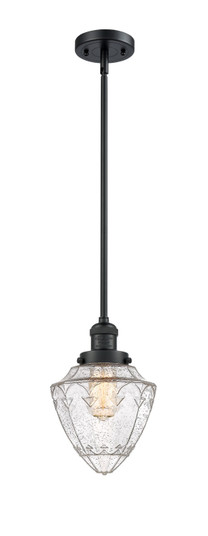 Franklin Restoration LED Mini Pendant in Matte Black (405|201SBKG6647LED)