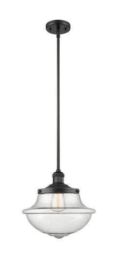 Franklin Restoration LED Mini Pendant in Matte Black (405|201SBKG544LED)