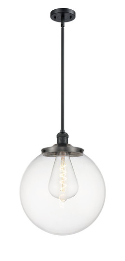 Franklin Restoration One Light Pendant in Matte Black (405|201SBKG20214)