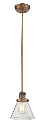 Franklin Restoration One Light Mini Pendant in Brushed Brass (405|201SBBG62)