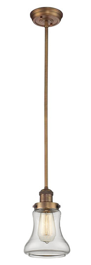 Franklin Restoration One Light Mini Pendant in Brushed Brass (405|201SBBG192)