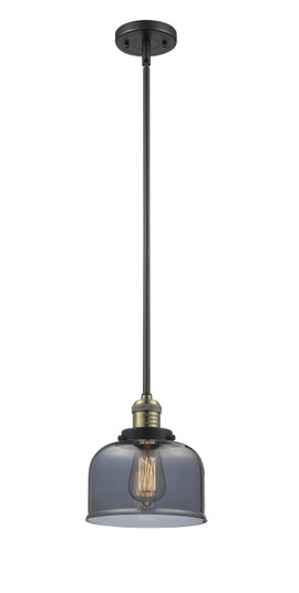 Franklin Restoration One Light Mini Pendant in Black Antique Brass (405|201SBABG73)