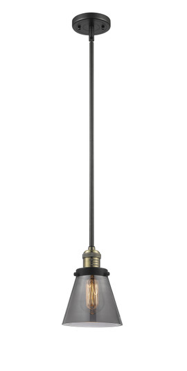 Franklin Restoration LED Mini Pendant in Black Antique Brass (405|201SBABG63LED)