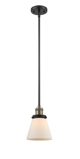 Franklin Restoration LED Mini Pendant in Black Antique Brass (405|201SBABG61LED)