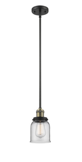 Franklin Restoration LED Mini Pendant in Black Antique Brass (405|201SBABG52LED)