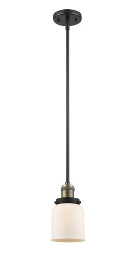 Franklin Restoration One Light Mini Pendant in Black Antique Brass (405|201SBABG51)
