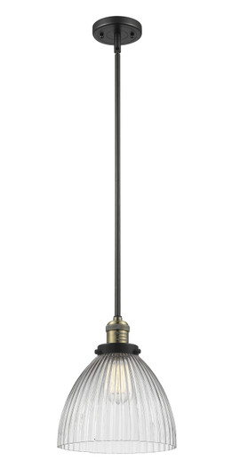 Franklin Restoration LED Mini Pendant in Black Antique Brass (405|201SBABG222LED)