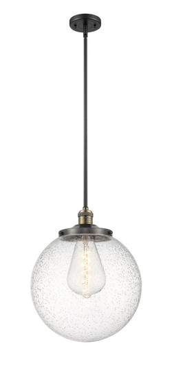 Franklin Restoration One Light Pendant in Black Antique Brass (405|201SBABG20414)