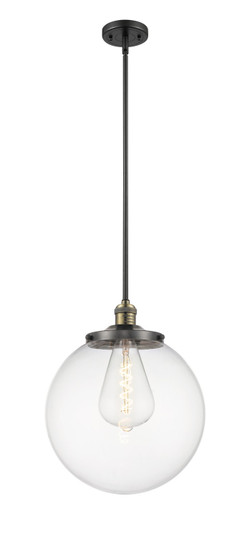 Franklin Restoration One Light Pendant in Black Antique Brass (405|201SBABG20214)