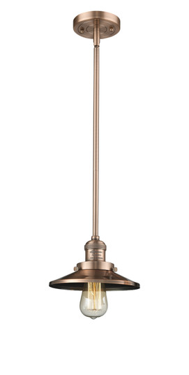Franklin Restoration LED Mini Pendant in Antique Copper (405|201SACM3LED)