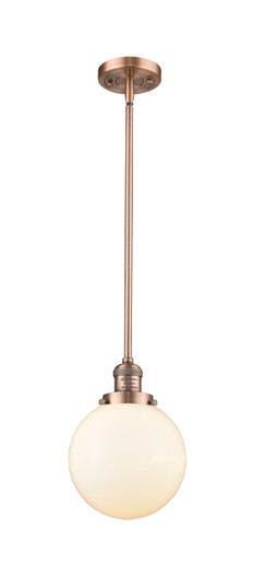 Franklin Restoration One Light Mini Pendant in Antique Copper (405|201SACG2018)