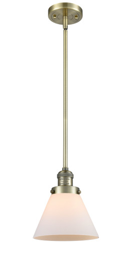 Franklin Restoration One Light Mini Pendant in Antique Brass (405|201SABG41)