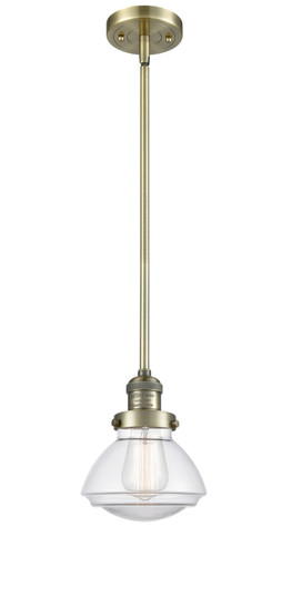 Franklin Restoration LED Mini Pendant in Antique Brass (405|201SABG322LED)