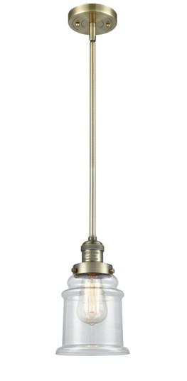 Franklin Restoration LED Mini Pendant in Antique Brass (405|201SABG182LED)