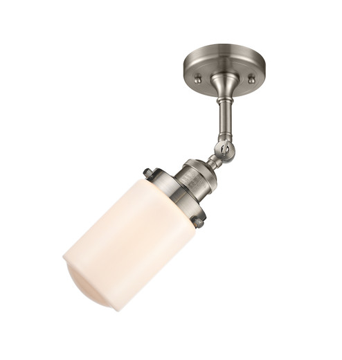 Franklin Restoration LED Semi-Flush Mount in Brushed Satin Nickel (405|201FSNG311LED)